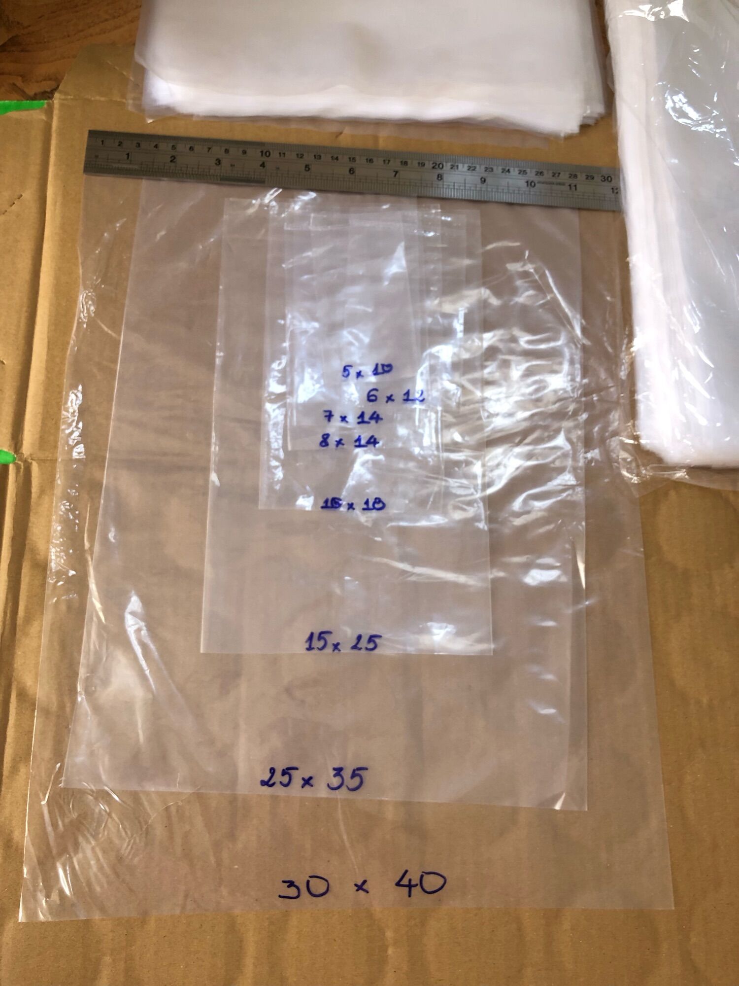 1KG TÚI NYLON BÓNG DẺO PE (KEO ZIN)