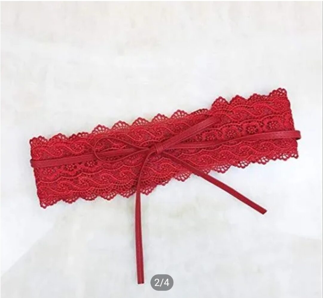 Thắt lưng nữ lace, Dây nịt ren đẹp