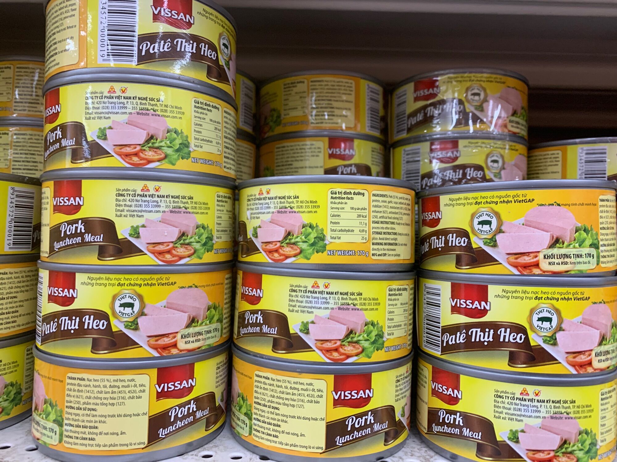 Pate thịt heo 170g(BC)