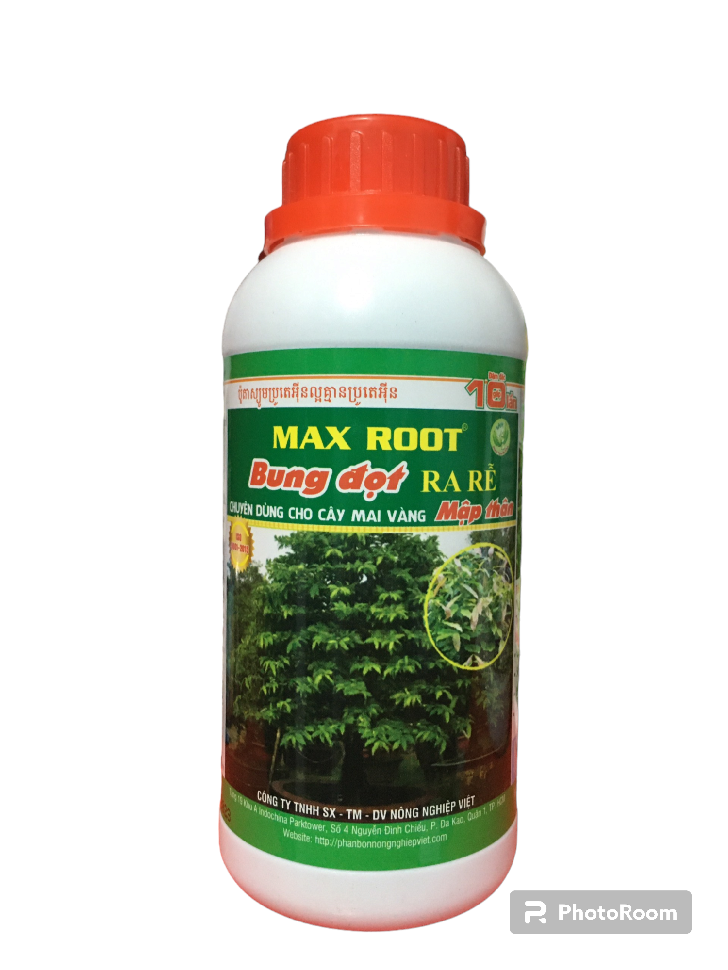 Phân bón max root - bung đọt ra rễ mai vàng. chai 500ml