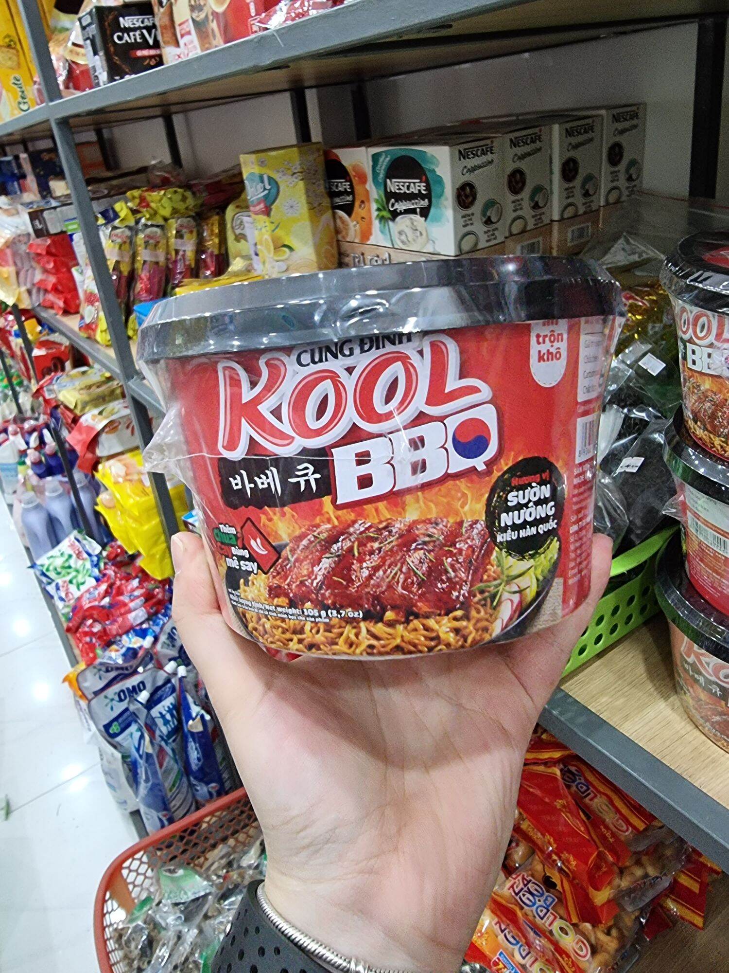 Mì trộn cung đình bbq