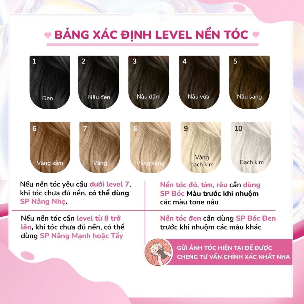 Thuốc nhuộm tóc XANH KHÓI - LIGHT BLUE SEA