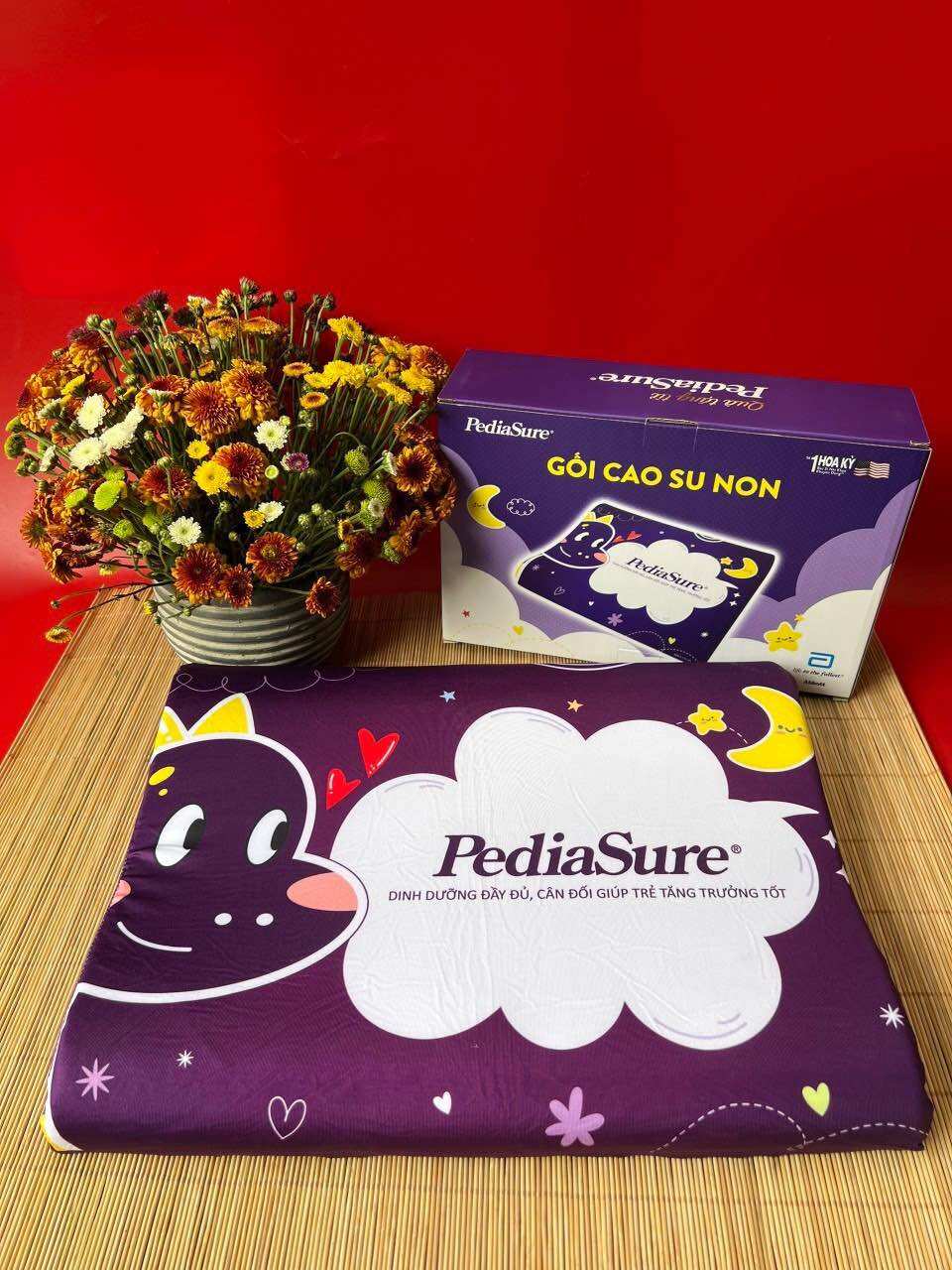 Gối cao su non hàng km Pediasure cho bé