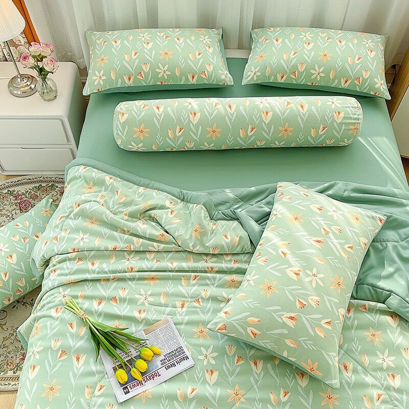 Đũi 5 món -chăn chần bông hè tiện dụng