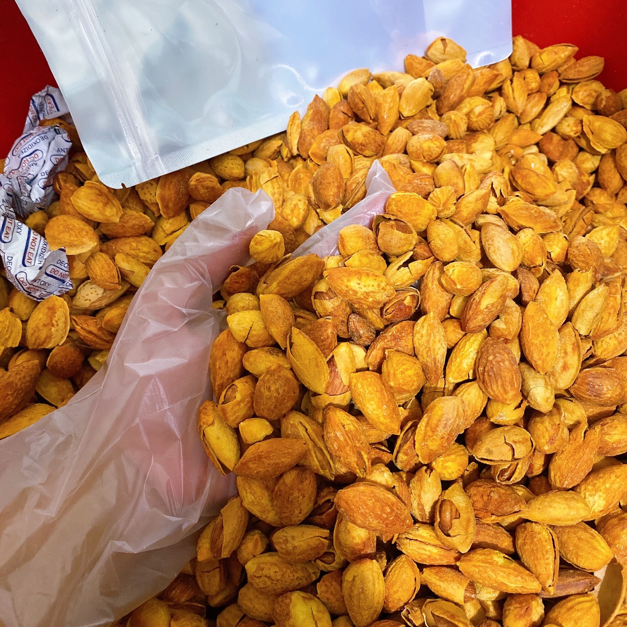 500G Hạnh nhân còn vỏ rang bơ thơm ngon