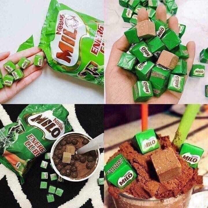 Bịch 100 viên kẹo Milo Cube Thái Lan chính hãng