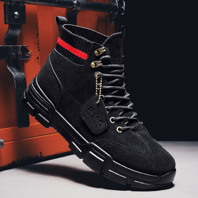 Bốt dr. martens bốt da xe máy cổ điển kiểu mỹ phong cách anh cổ cao mùa thu cho nam bốt workwear leo núi ngoài trời chống nước cổ cao vừa