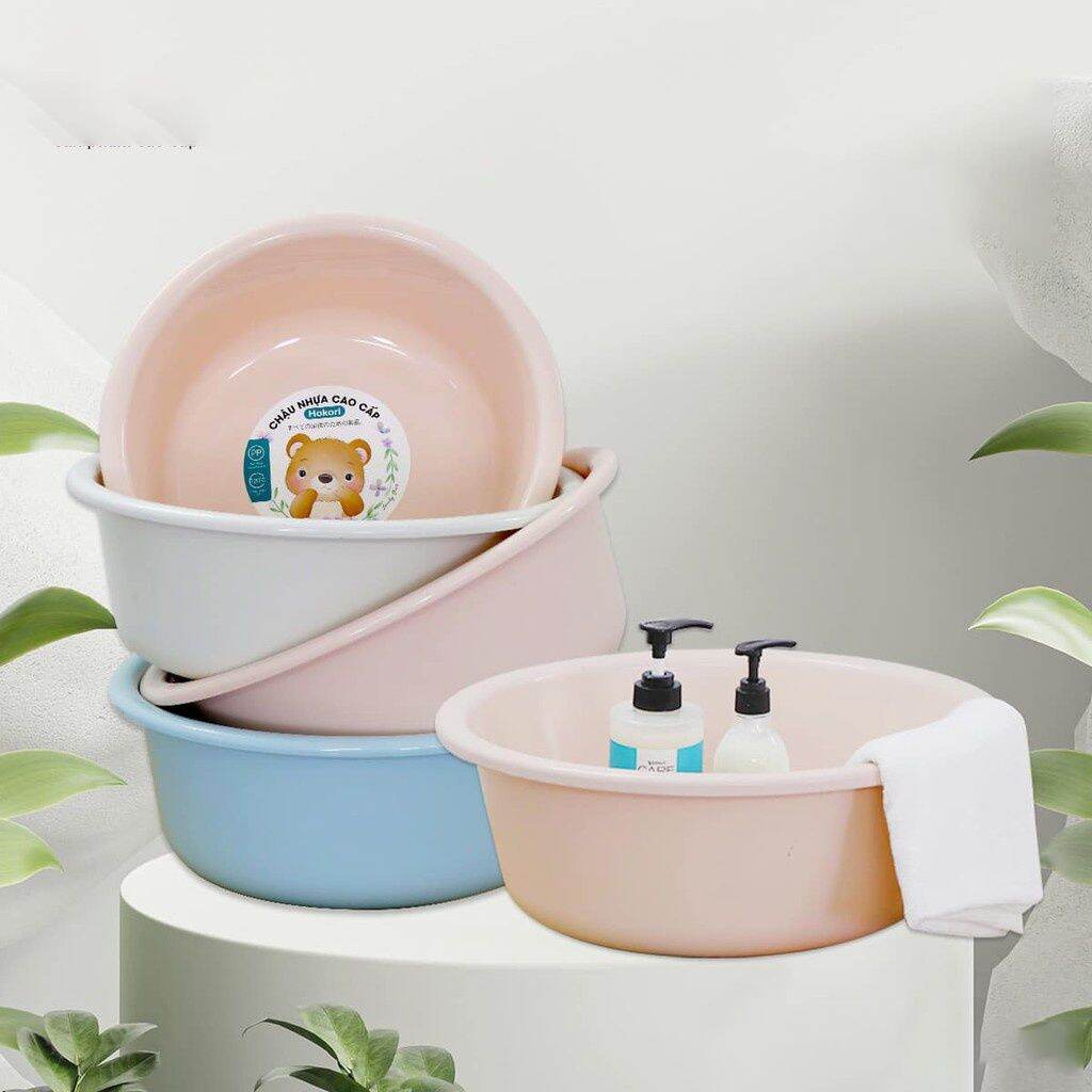 Chậu rửa mặt cho bé cao cấp Hokori, chậu tắm cho bé