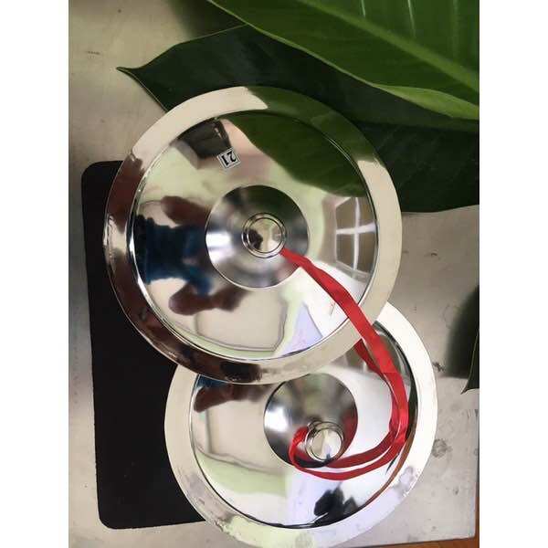 Chũm choẹ inox (21cm)