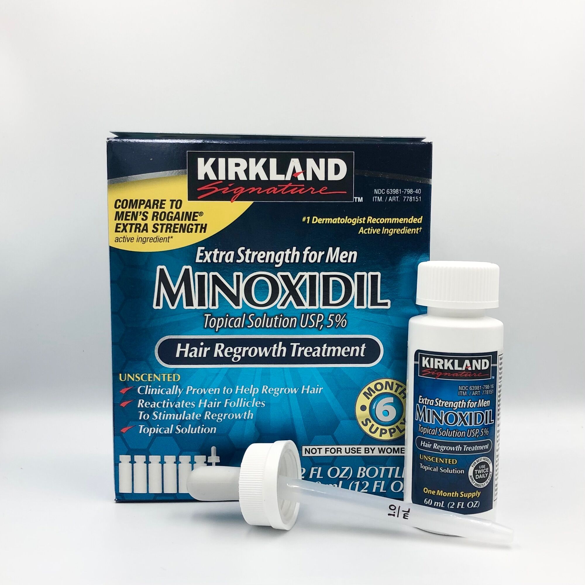 MINOXIDIL KIRKLAND LỎNG 5% NGUYÊN HỘP 6 CHAI