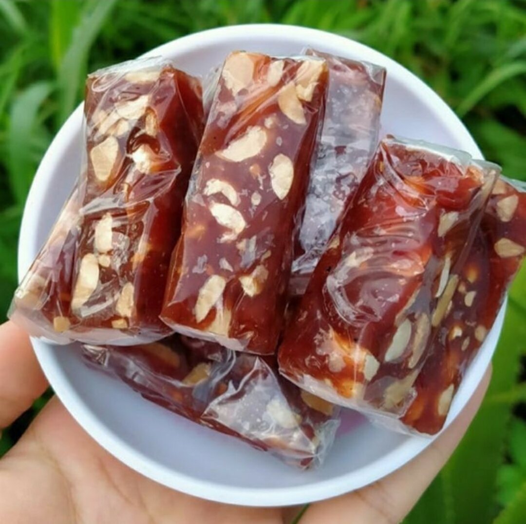  500g kẹo chuối đậu phộng gừng đặc sản Bến Tre  bao bì mới  