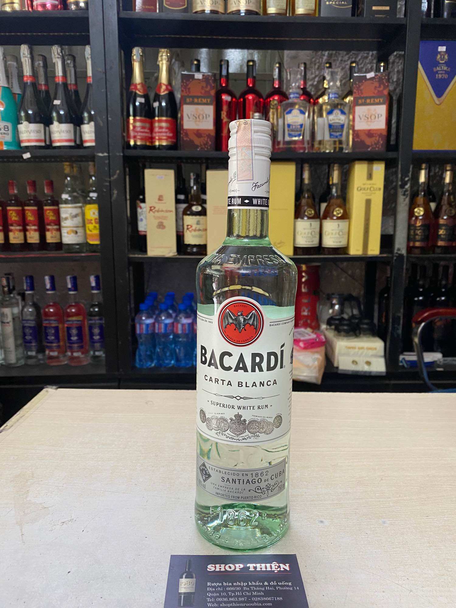 RHUM BACARDI 40% 700ml