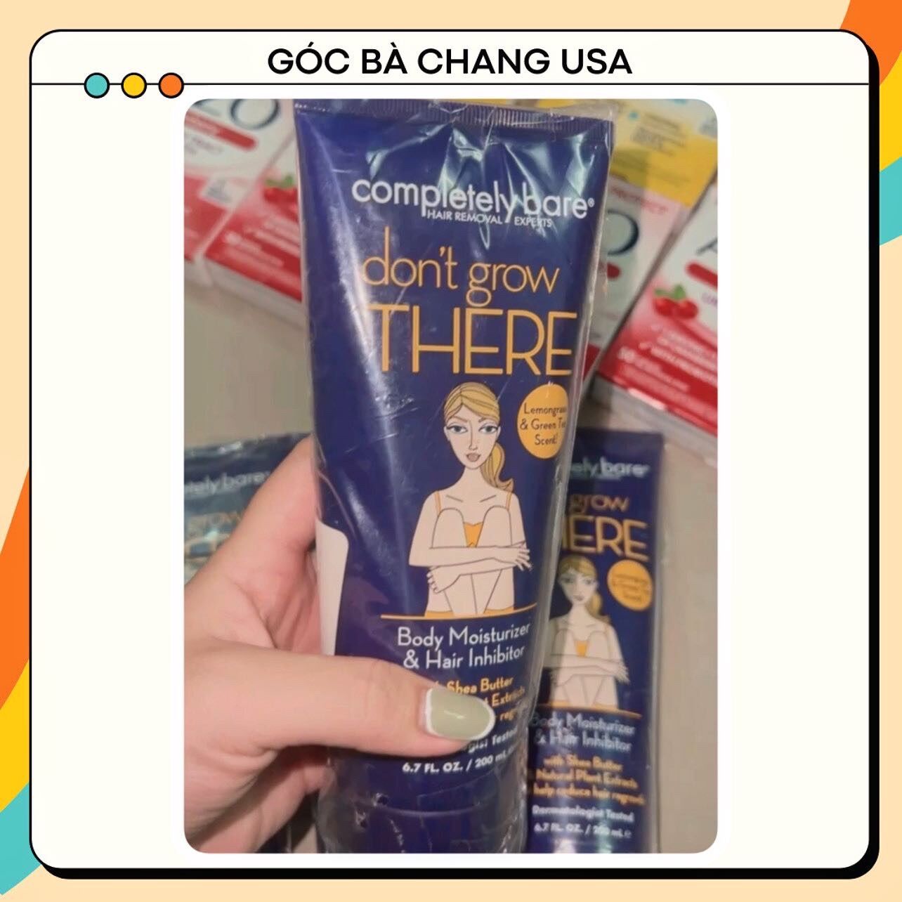 Kem Ức Chế Làm Chậm Quá Trình Mọc Lông COMPLETELY BARE tuýp 200ml