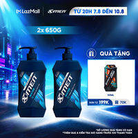 Combo 2 Dầu Gội X-Men Mát Lạnh Water 650g/chai