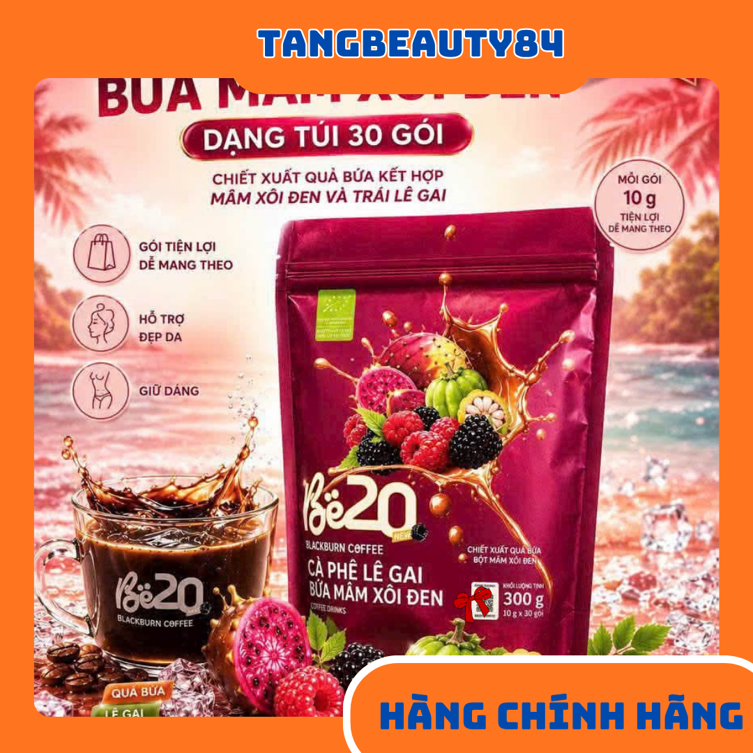 Cà phê Lê Gai bứa mâm xôi đen 30 gói