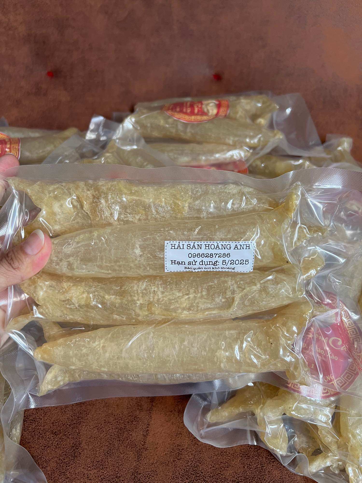 500g bong bóng cá chẽm dày