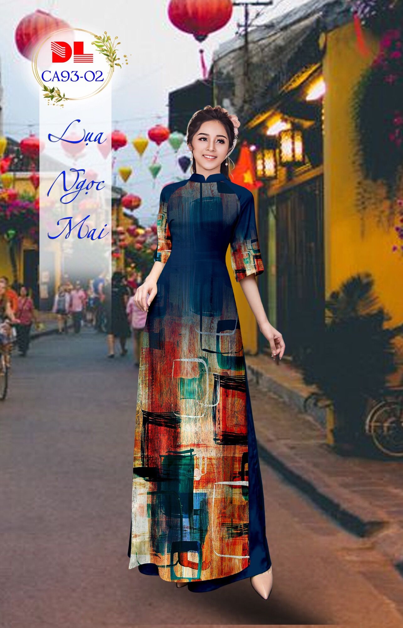 Vải áo dài lập thể