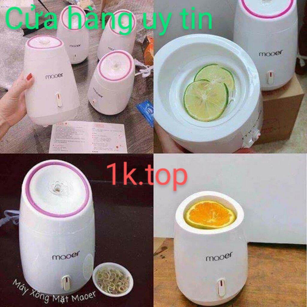 Máy xông mặt thảo dược mooer có khoang chứa hoa qủa tự nhiên độc lập
