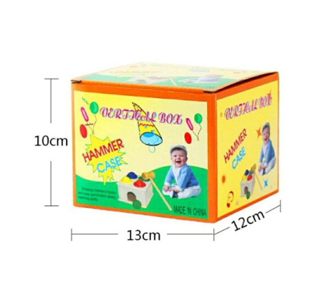 Đồ chơi gỗ - Đập bóng gỗ có búa Montessori