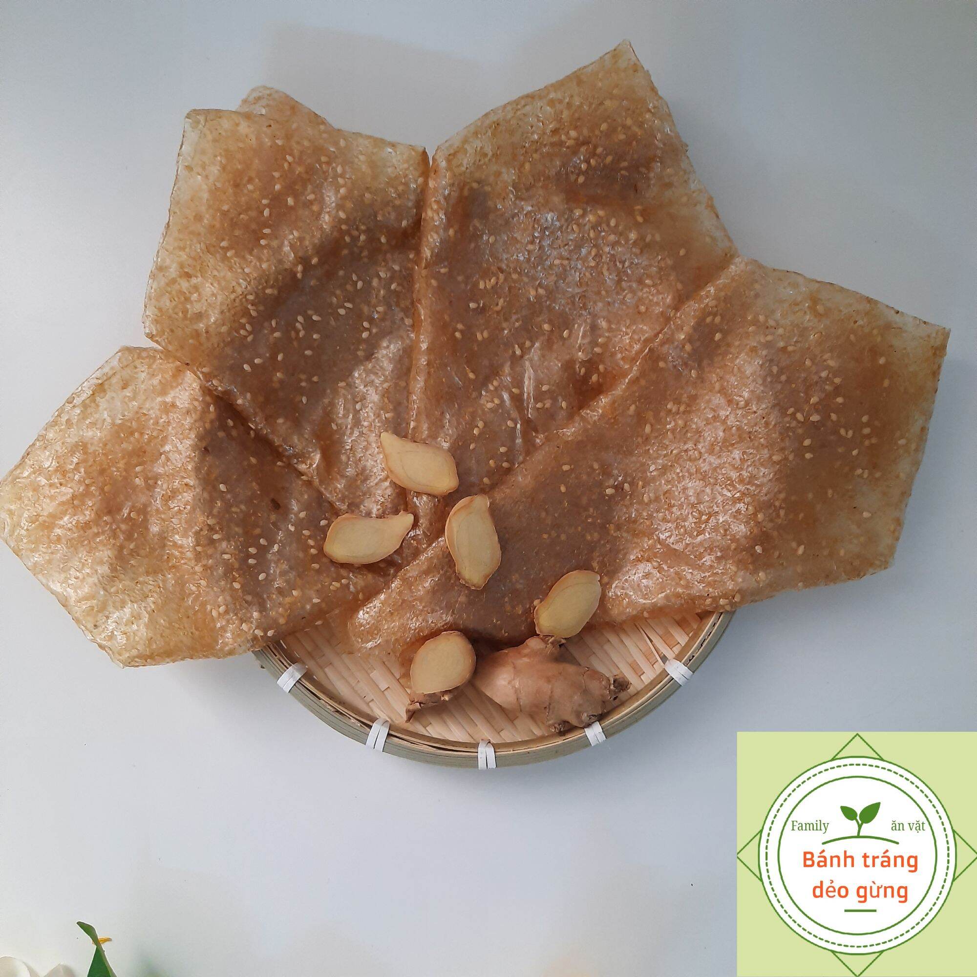 BÁNH TRÁNG DẺO MÈ GỪNG