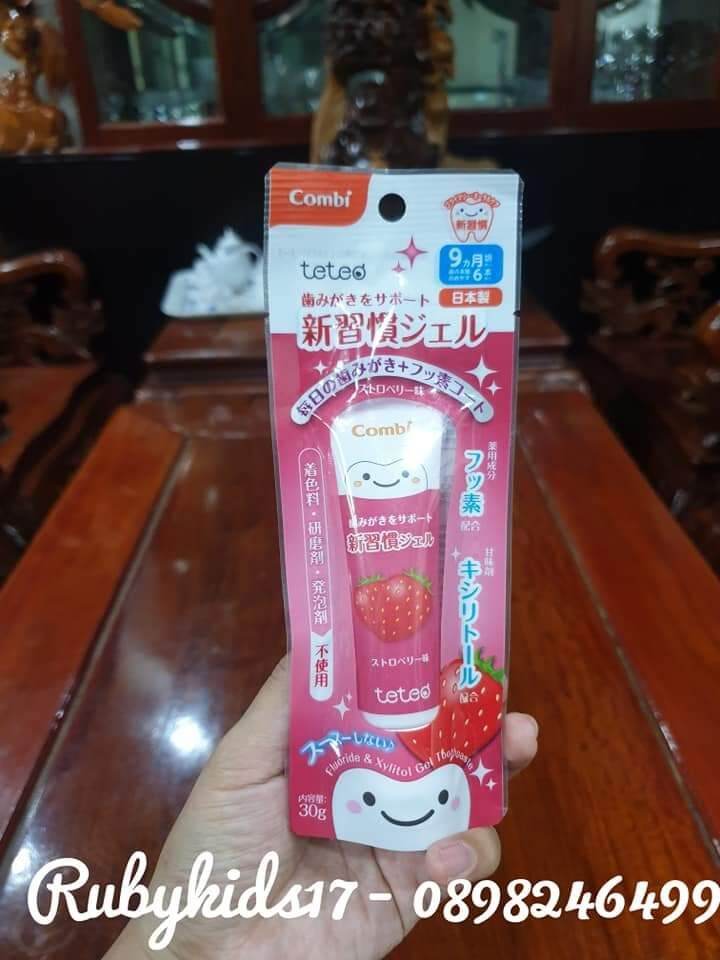 Kem đánh răng nuốt đựơc Combi đủ vị