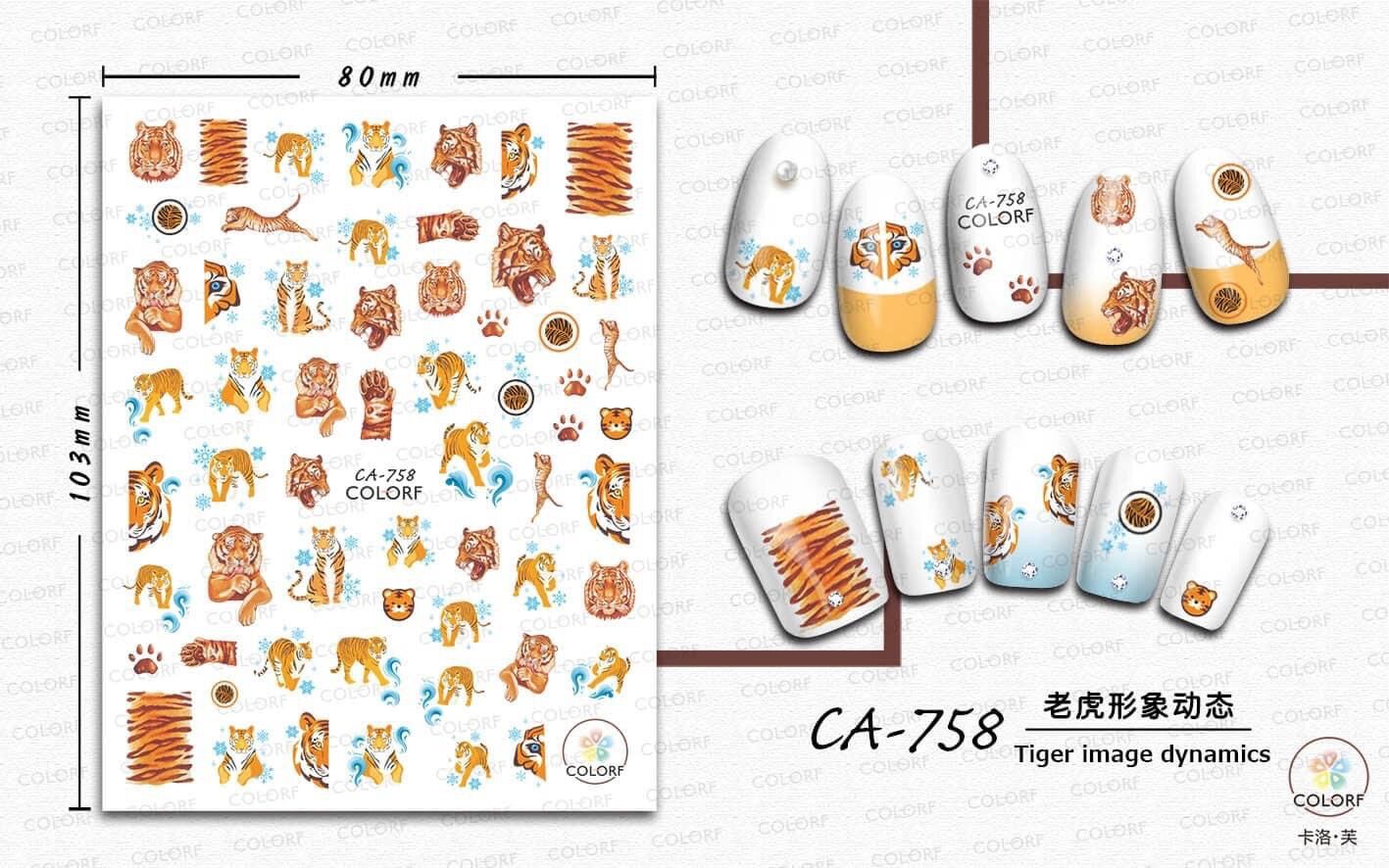 Sticker hổ tết 2022