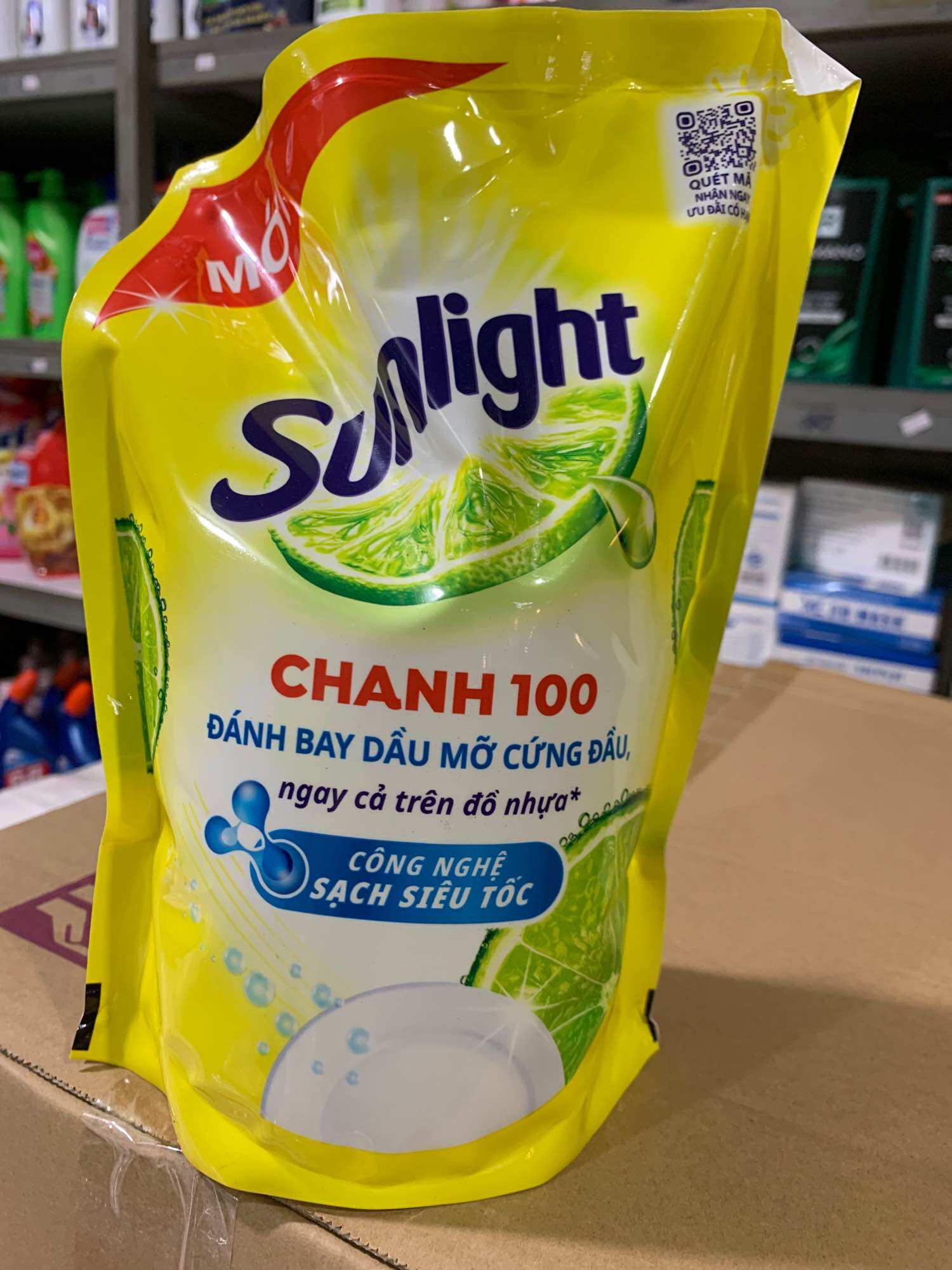 Nước rửa chén Sunlight hương chanh túi 1.4kg