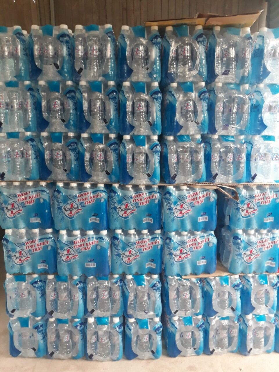 Nước suối number lốc 12 chai 500ml