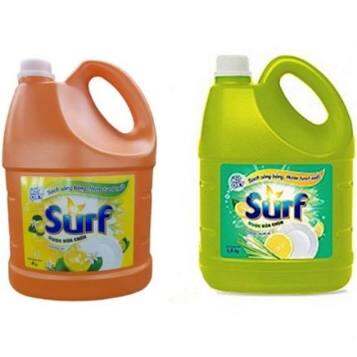 Nước Rửa Chén Surf hương Chanh Sả 3'6kg.
