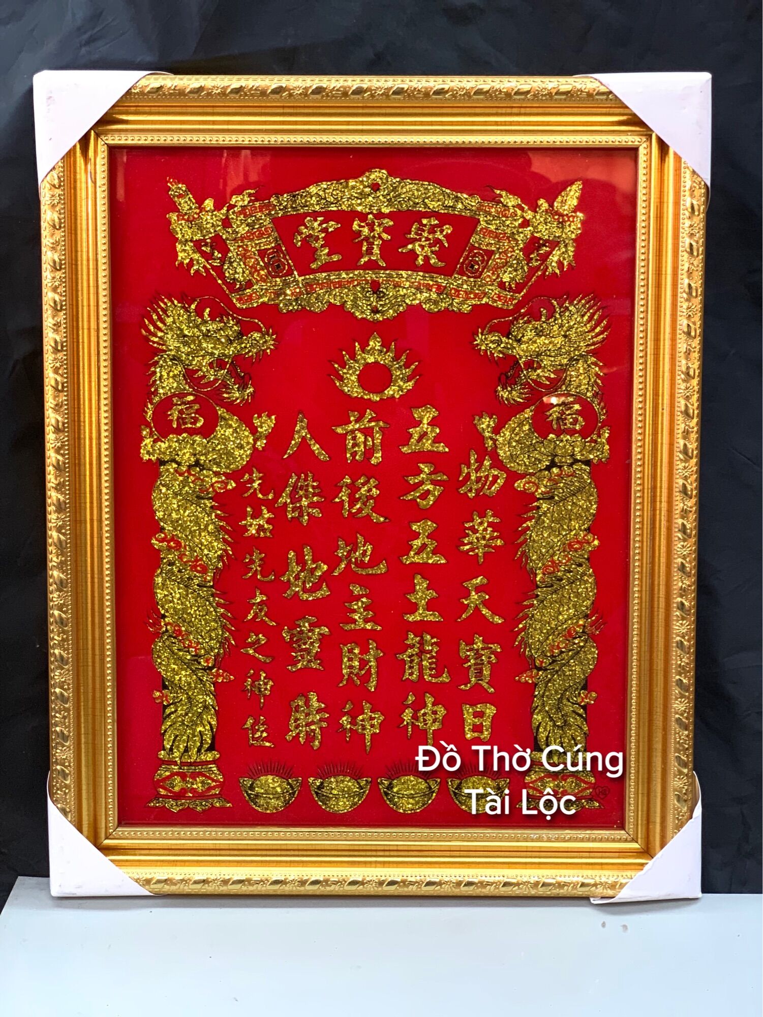 Bài vị thần tài thổ địa, bài vị thần tài ông địa, liễn thờ ban thần tài