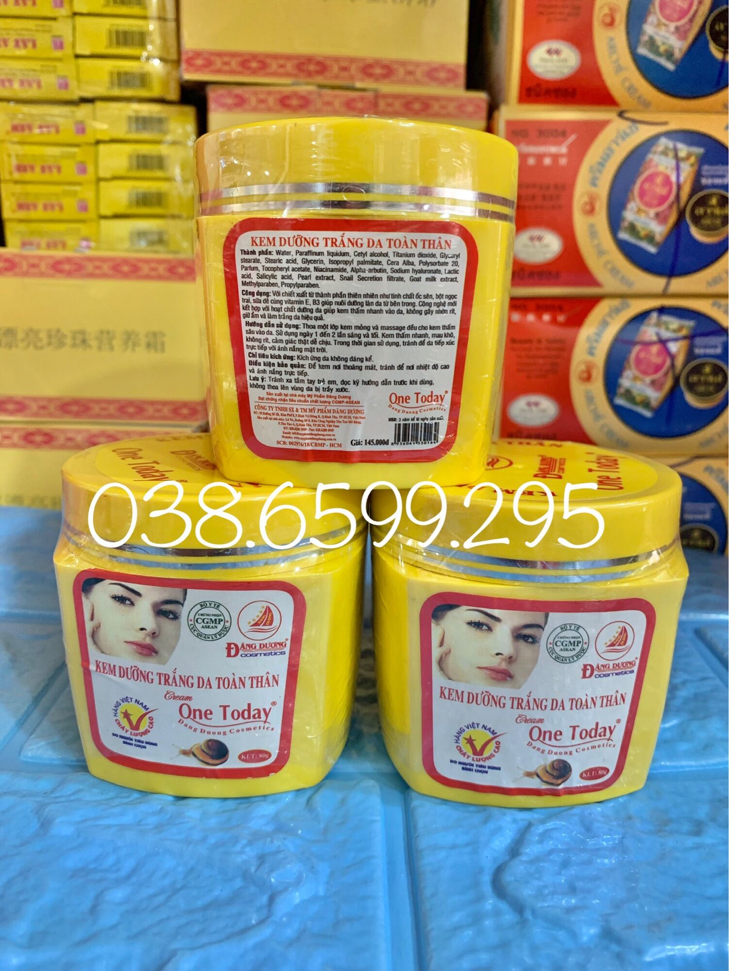 Kem ốc sên one today toàn thân hủ 80g