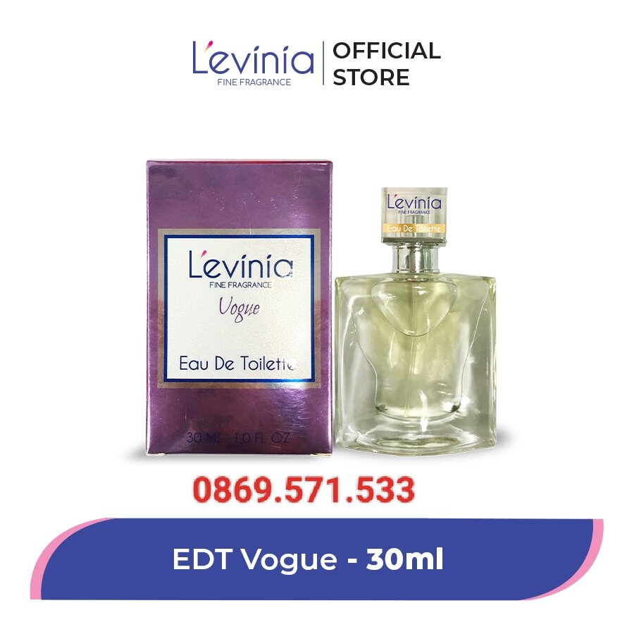 Nước hoa 30ml l'evinia levinia tím vogue