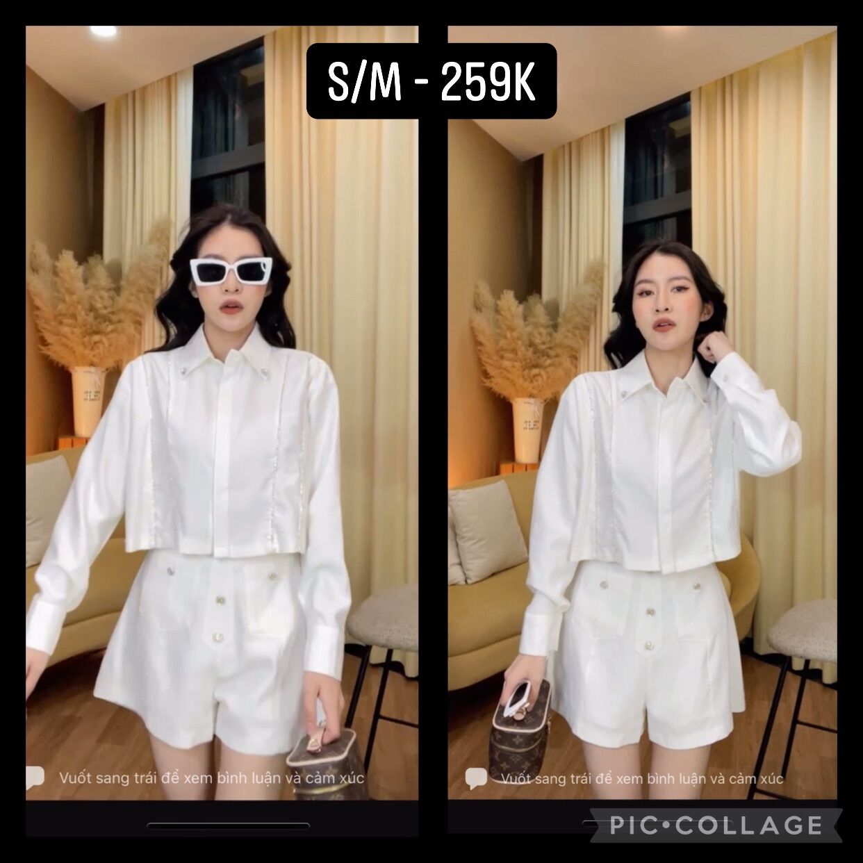 _ set trắng_size s/m
