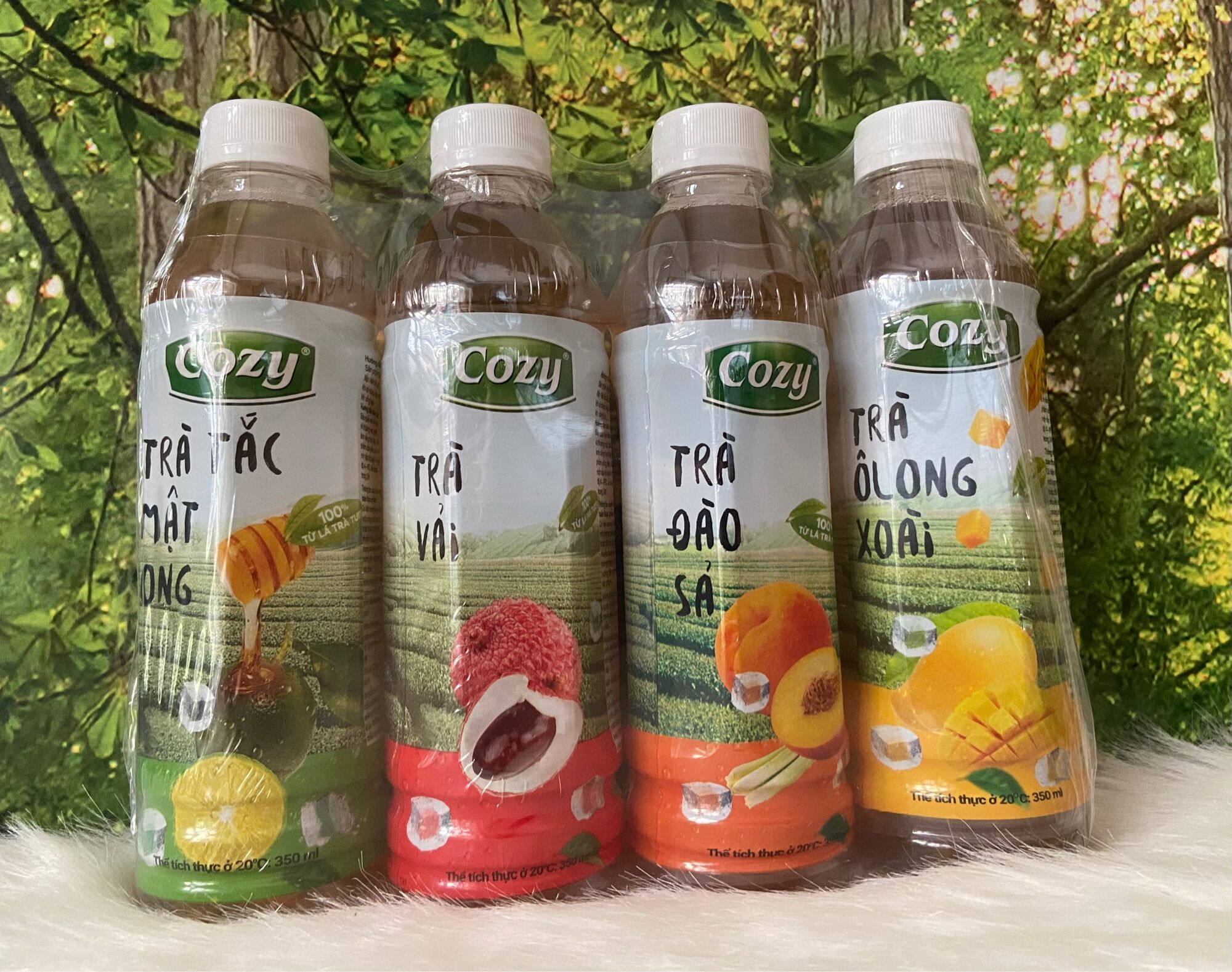 1 Lốc Trà Cozy 4 vị /4 Chai*350ml