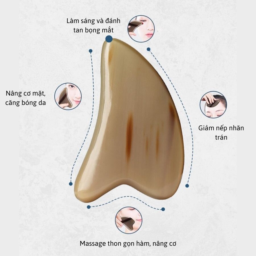 Nâng cơ , cạo gió sừng trâu