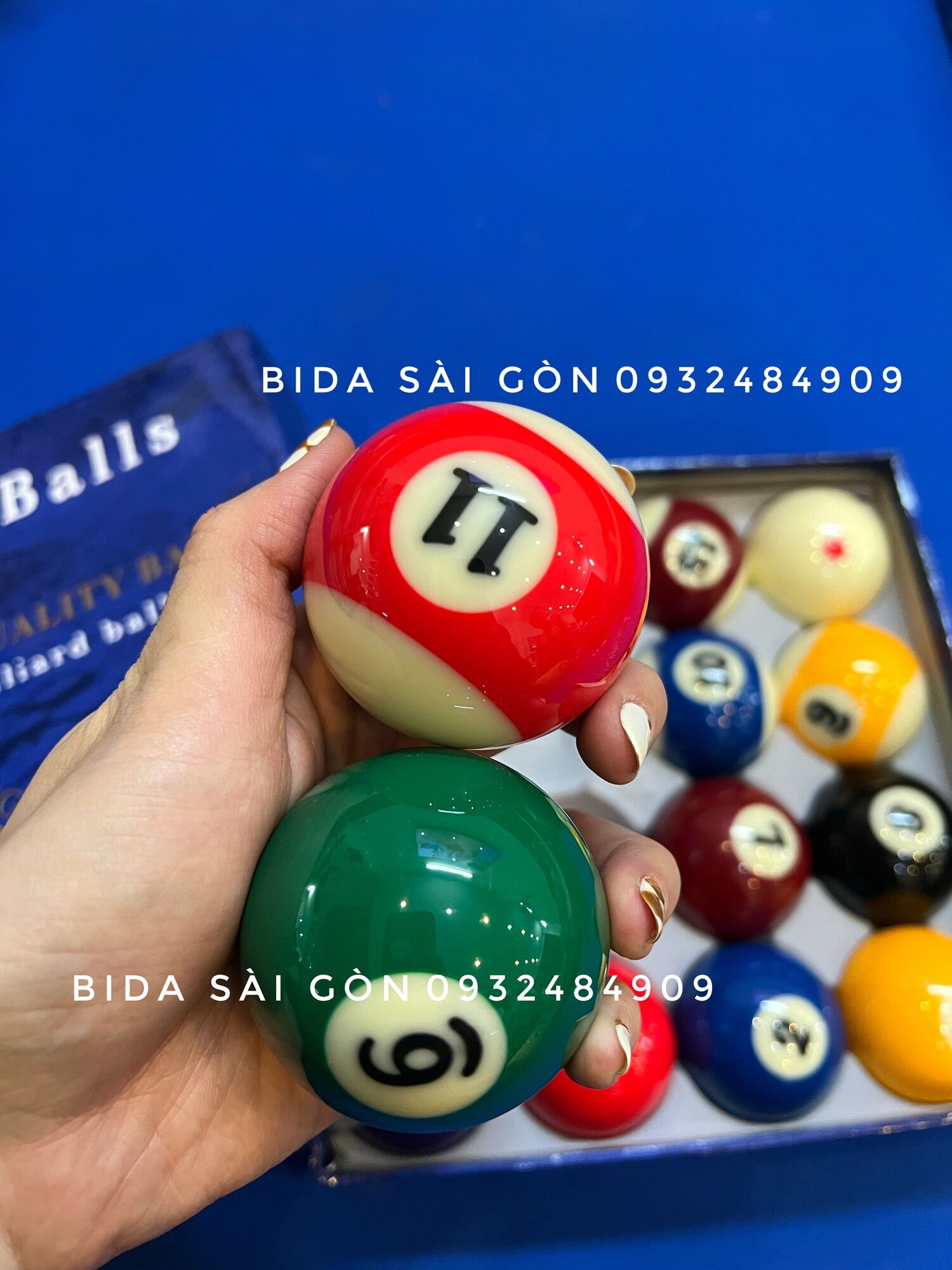 [Ảnh Thật] Bộ bóng bida lỗ Đài loan