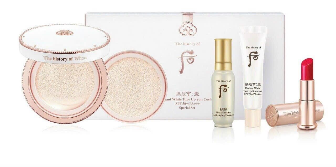 Set phấn chống nắng trang điểm whoo mới