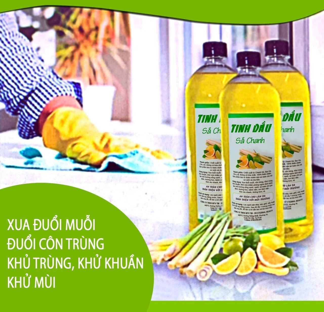 Nước lau sàn Sả chanh chai 1000ml