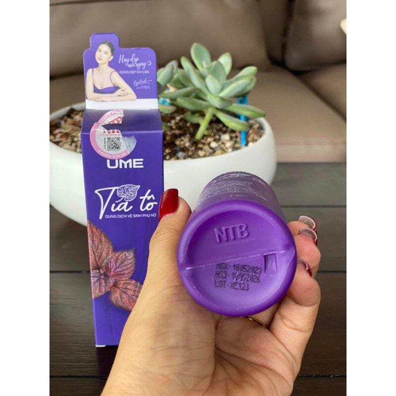 ￼[ Sẵn + Che tên ] DUNG DỊCH VỆ SINH LÁ TÍA TÔ UME 150ML