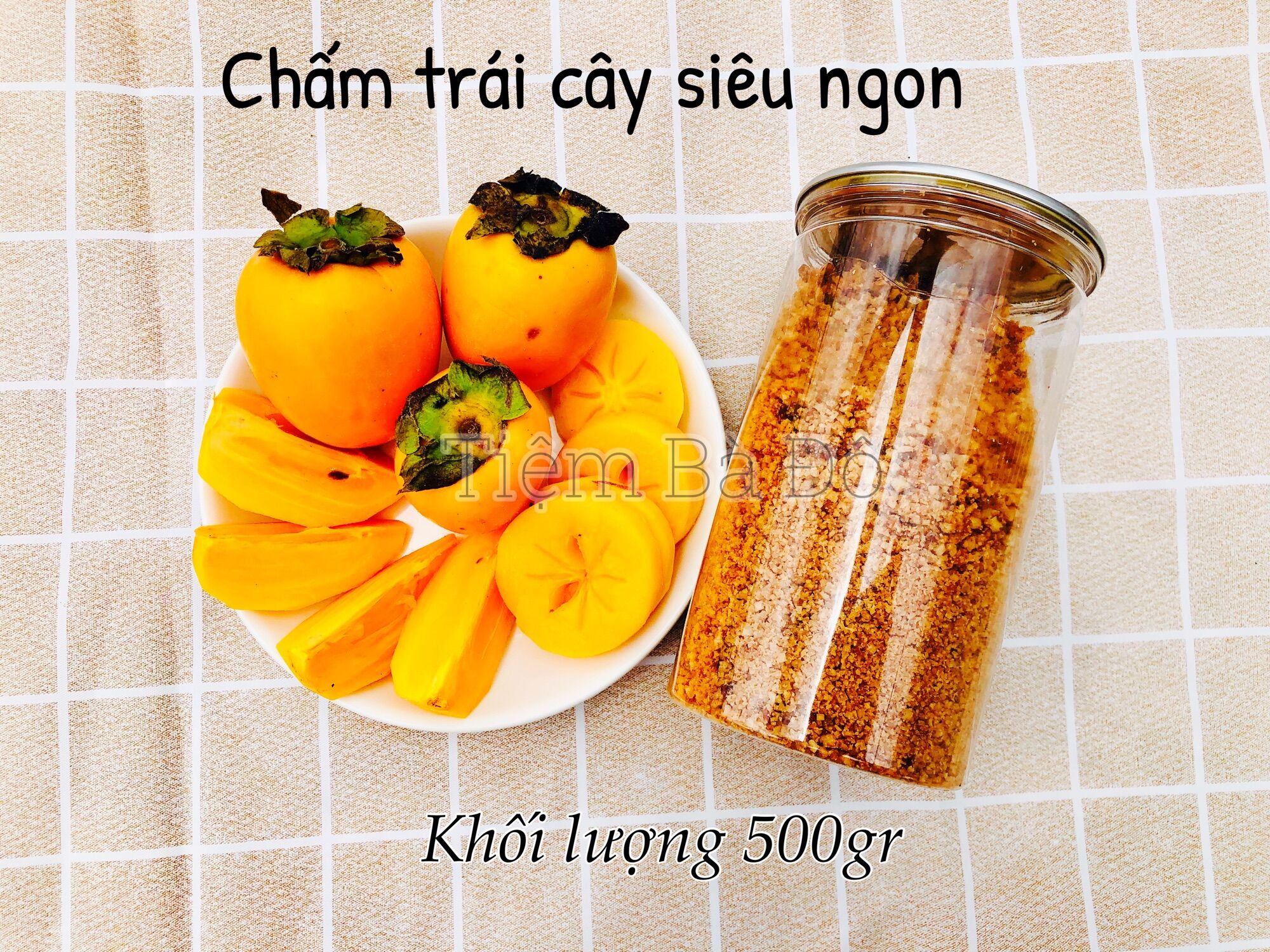 Muối xí muội Bà Đô 500gr chấm trái cây siêu ngon