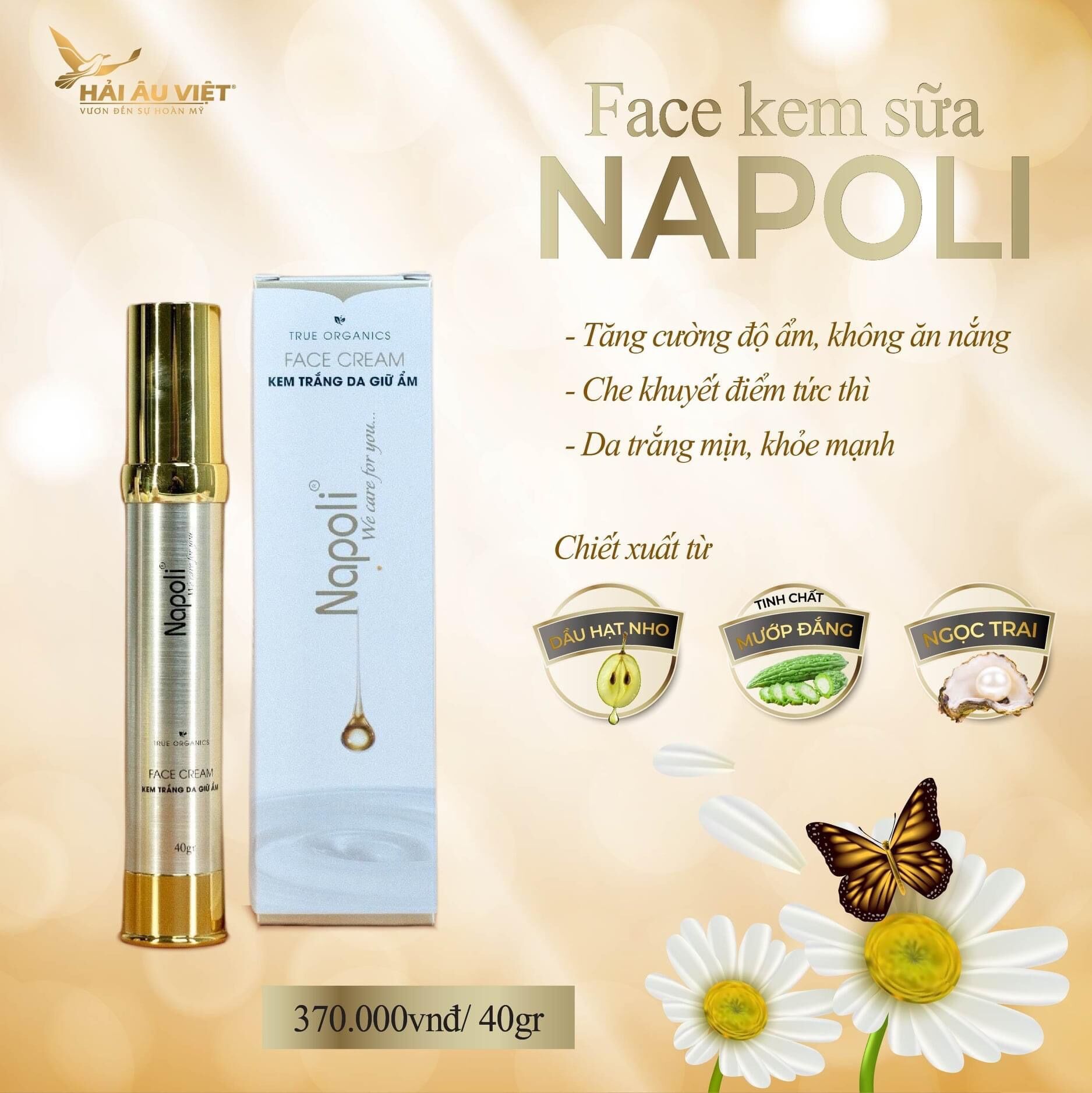 Kem face lớn 40g napoli