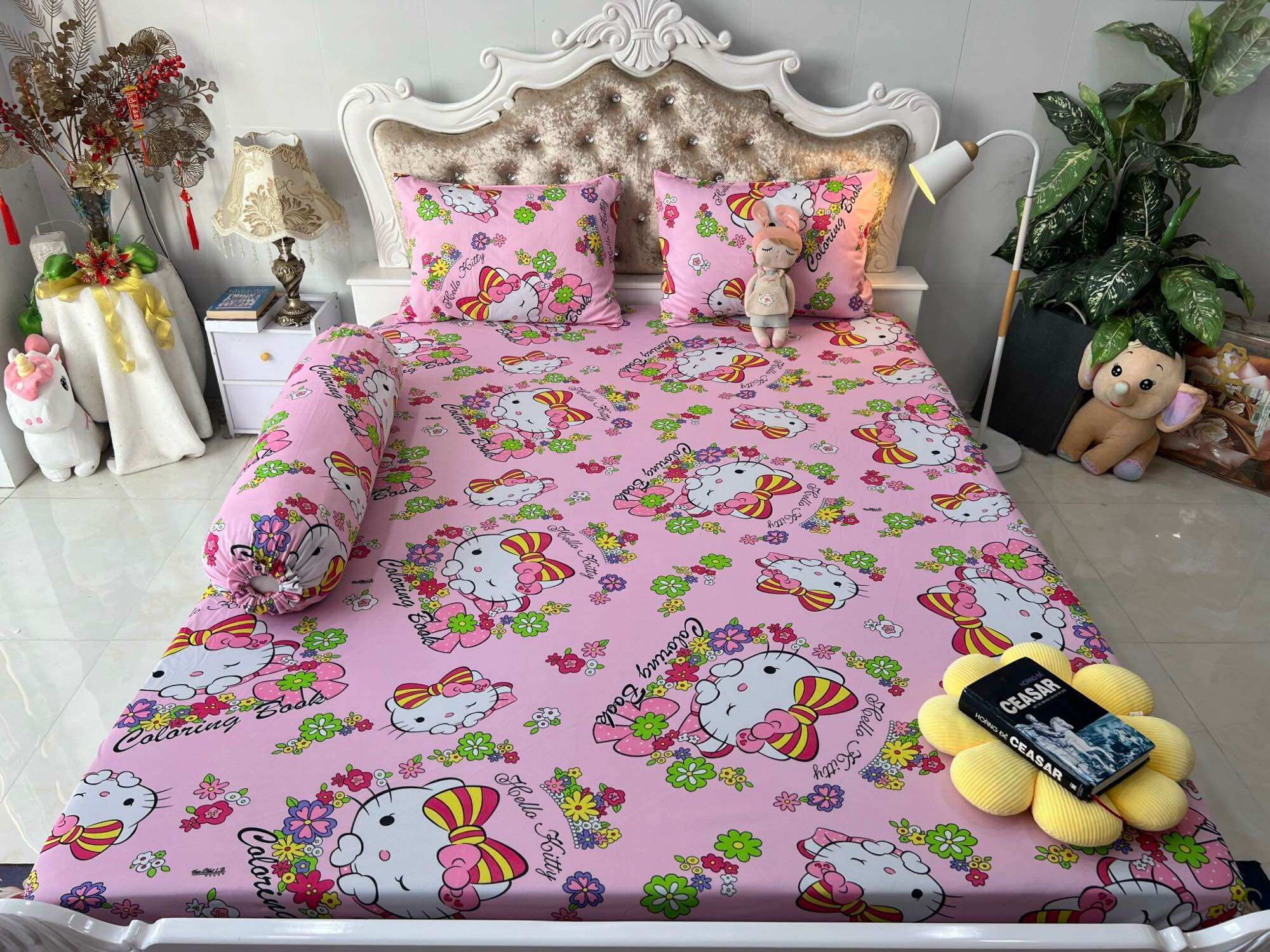 Set 4 món DRAP ÁO GỐI THUN LẠNH HÀN QUỐC