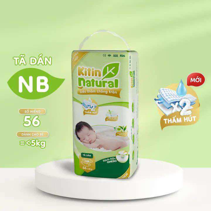 TẢ DÁN KITIN Natural siêu mỏng thoáng mát, siêu thấm chống tràn