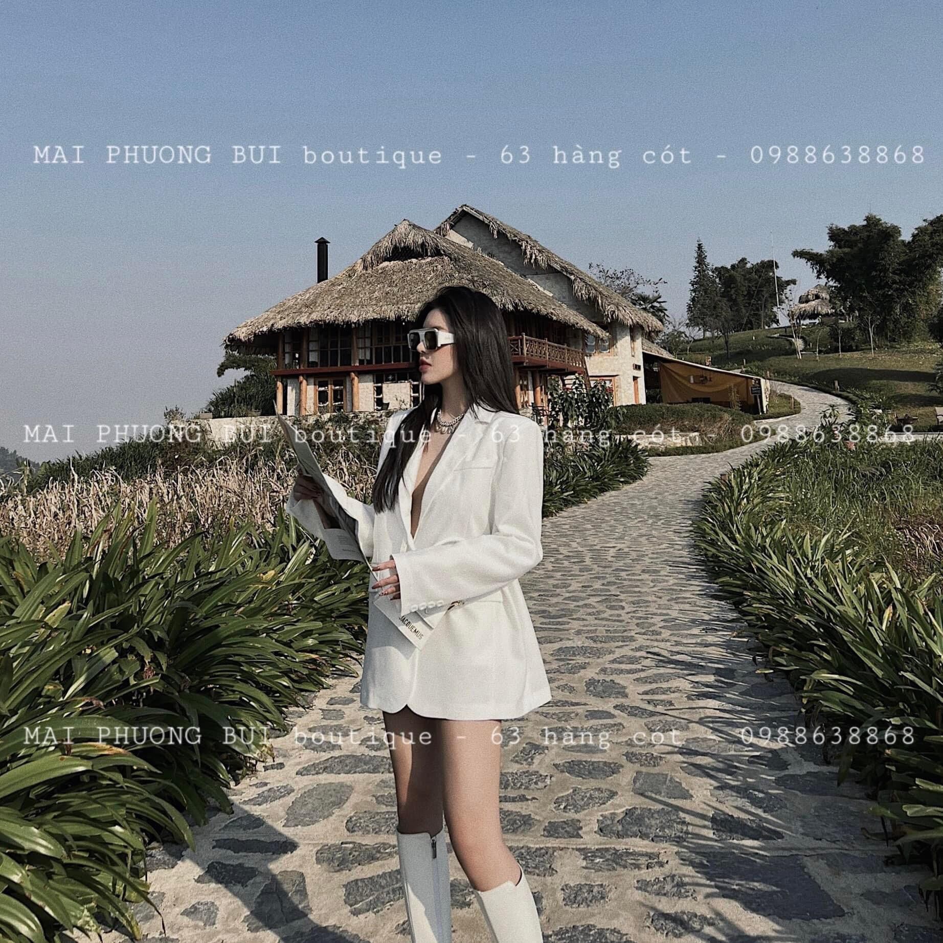 Áo vest xuông mai phương bùi