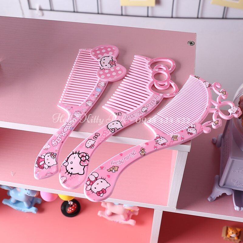 Lược chải tóc Hello Kitty nhựa dày