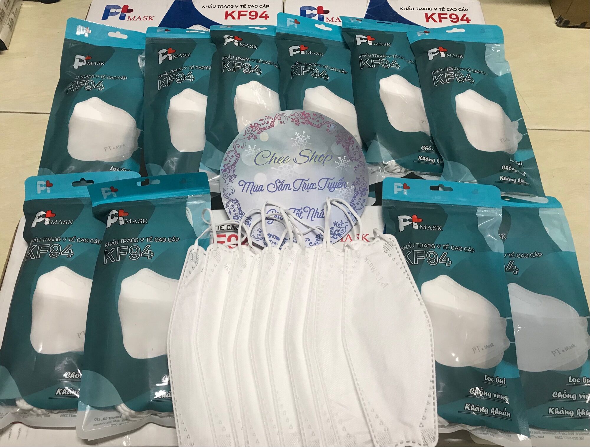 10 Cái Khẩu Trang KF94 PT Mask ( 1 Bịch 10 Cái )