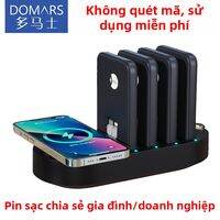 Bộ Sạc Dự Phòng Không Dây Sạc Nhanh Thông Minh cho Điện Thoại Apple và Android