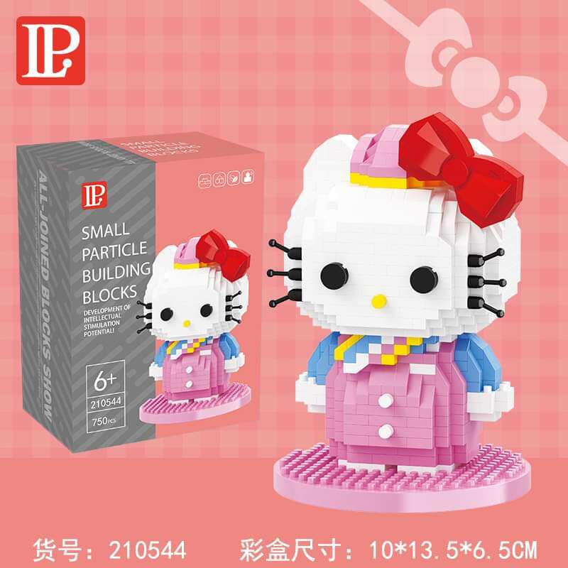 🌸ĐỒ CHƠI LẮP RÁP LEGO 3D HELLO KITTY MẪU MỚI