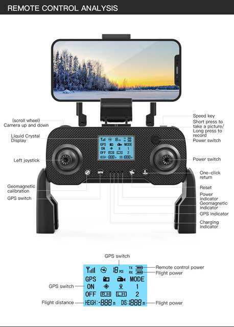 Flycam ZLL SG108 PRO 2023 - gimbal 2 trục 4K - Bh 1T