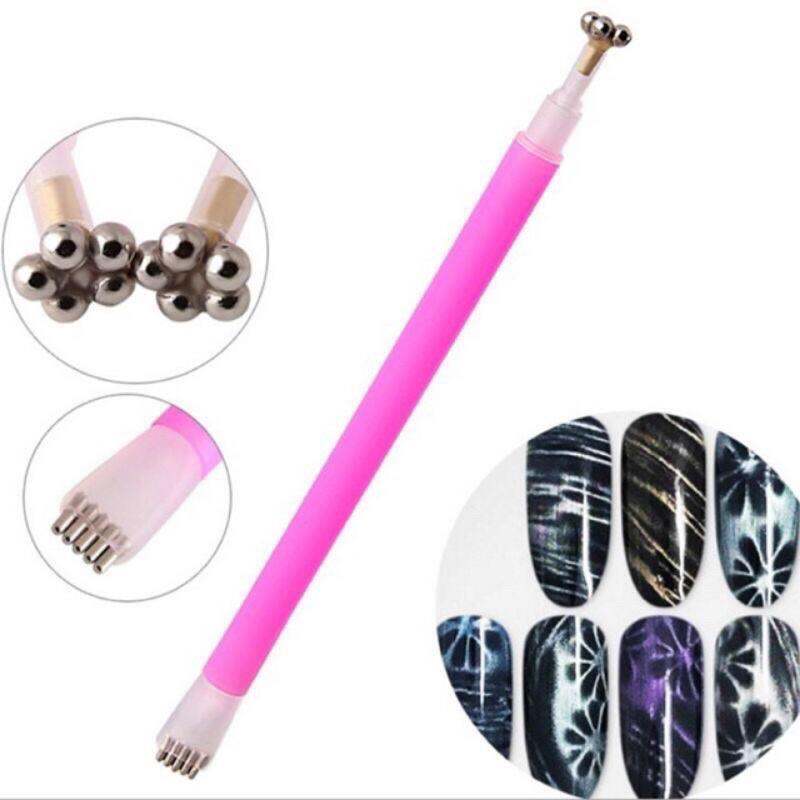 Nam châm hoa nam châm tạo hoa 2 đầu cán nhựa